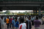 the others waiting. around 1000+ people at this area of jln tun razak the others waiting. around 1000+ people at this area of jln tun razak
