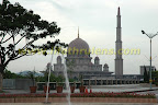 mosque at the background