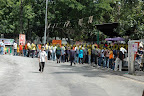 crowd at Court Malai Temple crowd at Court Malai Temple