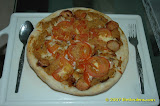 voila...chicken pizza...mama mia!