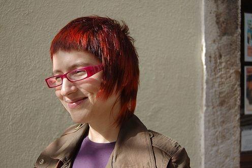 trendy short red hair for women