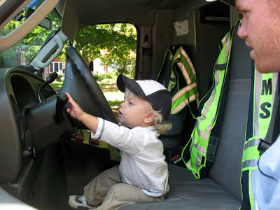 Good boy - learning where his turn signals are already