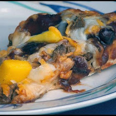 Vegetarian Cranberry - Barbecue Pizza