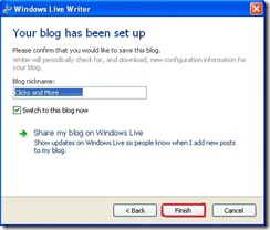your blog has been set up