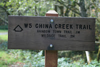 China Creek Trail Marker Photo
