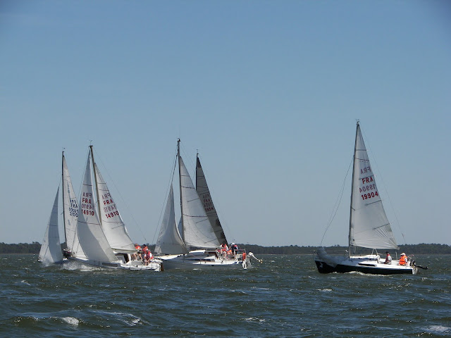 De très beaux bords durant la flottille HOURTIN 2010