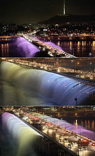 Banpo Bridge (Korea Selatan): The Fountain Bridge