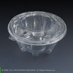 Model : Salad bowl With Cover.....Dimension : Ø180 X H90mm.....Packing Spec : 250pcs/ctn