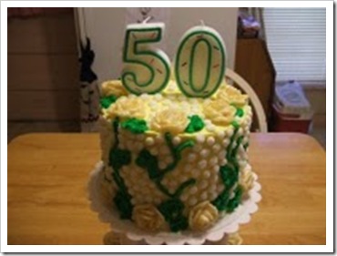 50th Anniversary Cake Topper-1