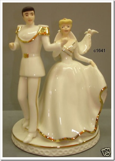 Cinderella’s Magical Moment Wedding Cake Toppers