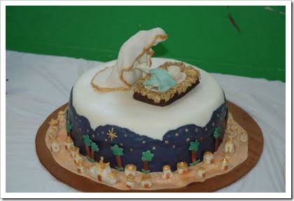 Nativity cake topper