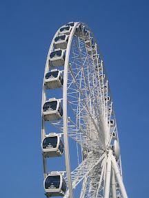 The new ferris wheel on Clifton Hill