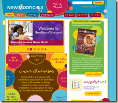 NewMoonGirls.com Screengrab