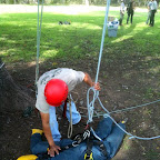 Safely to the ground!