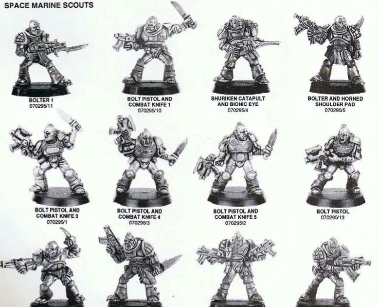 Rogue Trader Friday (Modeling): Marine Scouts.