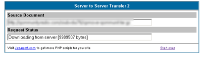file transfer progress