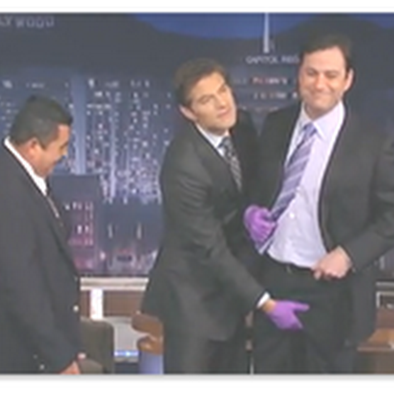 Dr. Oz Visits Jimmy Kimmel and Discusses Nutrition, Obesity, Size and Gives a Few Impromptu Exams (Videos)