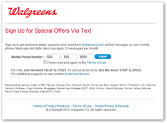 Walgreens Mobile Application Now Includes Text Messaging To Notify ...