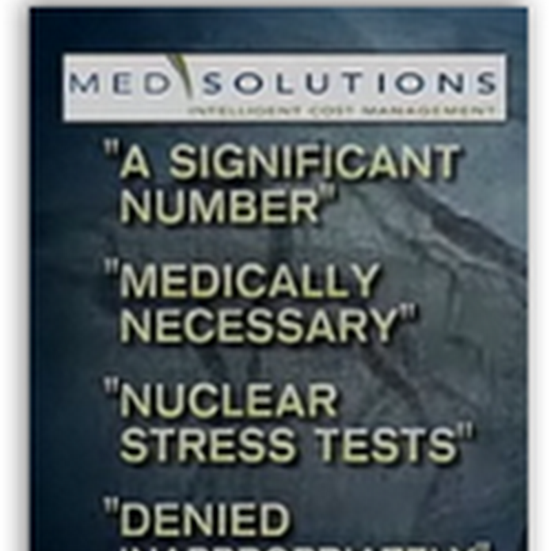 Med Solutions and Blue Cross Caught On the Stress Test Denial Algorithm (video)