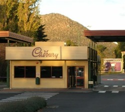 Outside Cadbury Chocolate Factory Hobart Australia Travel
