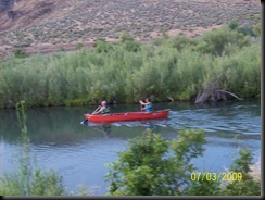 Owyhee canoing--here they come