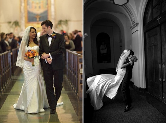 Holy Innocents Church Chicago wedding ceremony recessional-tile Holy Innocents Church Chicago wedding ceremony recessional-tile