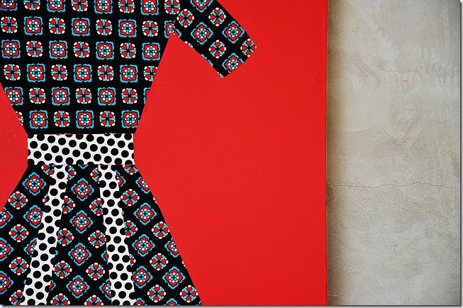fabric dress wall art 030 fabric dress wall art 030