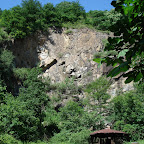 Der alte Steinbruch über Zwingenberg.