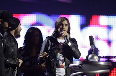 Jared Leto So this was the best looking of the newer photos of Jared. I think hes blonde currently.