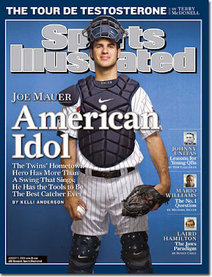 Ahh Joe Mauer Reasons for including a Joe Mauer: 1) I like him. 2) Hes hot. 3) Hes on my fantasy team.