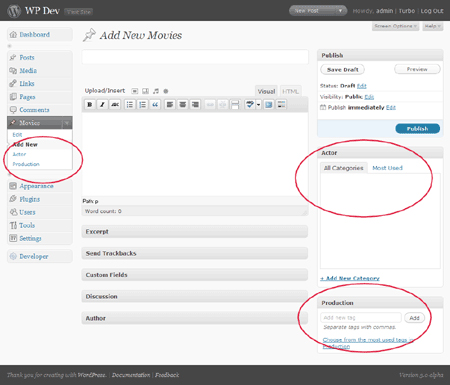 новые возможности wordpress 3.0 новые возможности wordpress 3.0