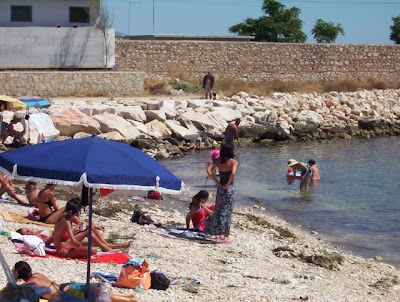 Manfredonia, Al bagno sulla scogliera