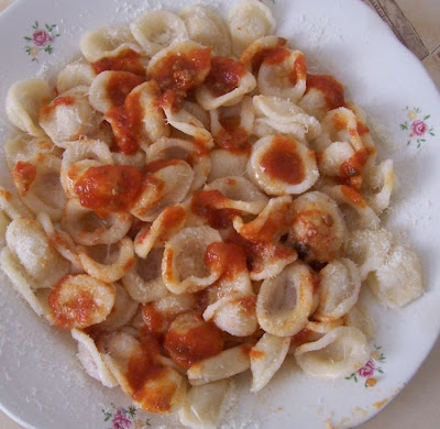Manfredonia, Orecchiette al sugo