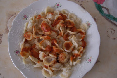 Manfredonia, Orecchiette al sugo