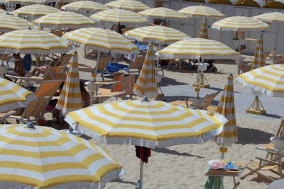 Manfredonia, Ombrelloni in spiaggia