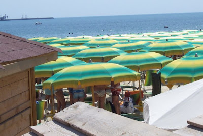 Manfredonia, Ombrelloni in spiaggia