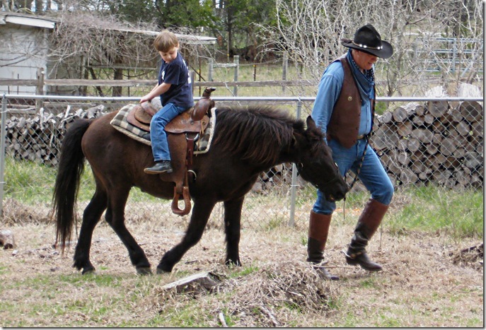 nolan on horse
