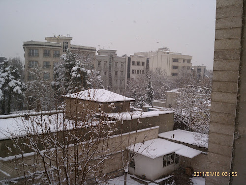 Snow in Tehran