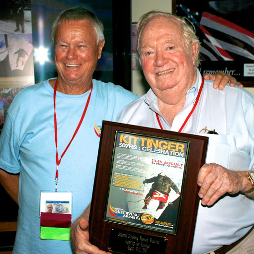 Len Potts and Joe Kittinger. Photo by Howard White.
