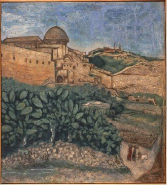 [Marc Chagall, L'enceinte de Jérusalem près du portail de la grace, 1931 © by SIAE 2009[6].jpg]