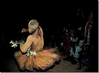 Voodoo Dancer at Kokuzahn Festival, Ghana, 1993.