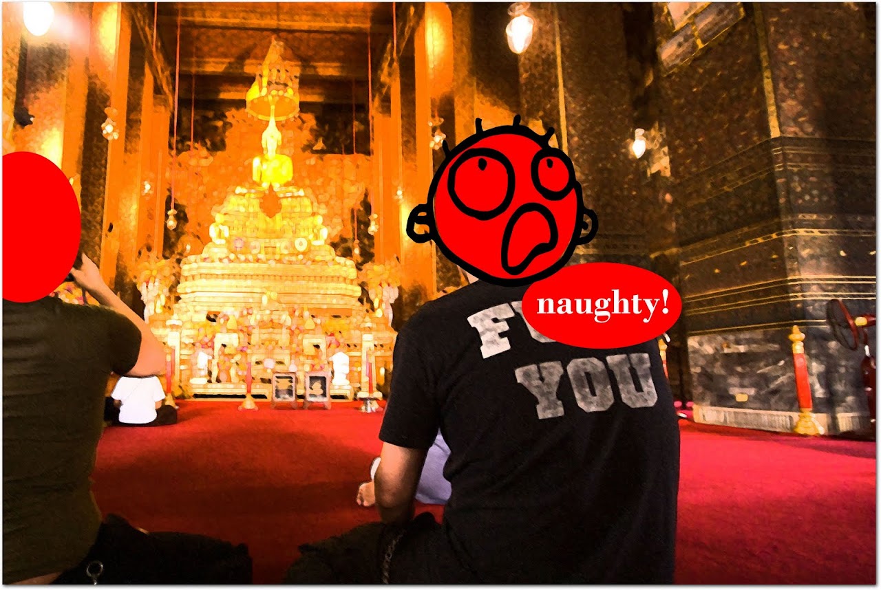 Offensive shirt at wat