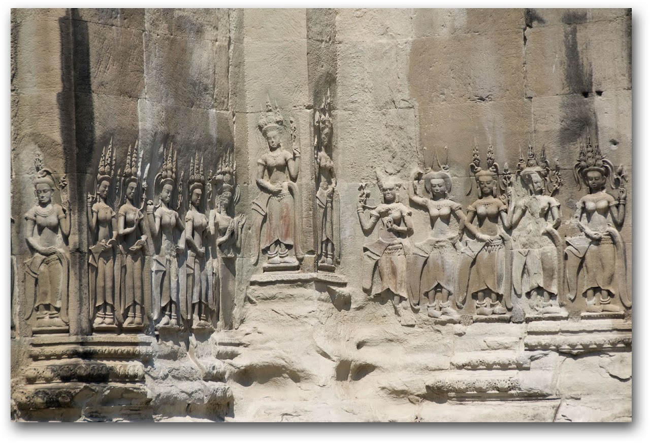 Apsaras at Angkor Wat