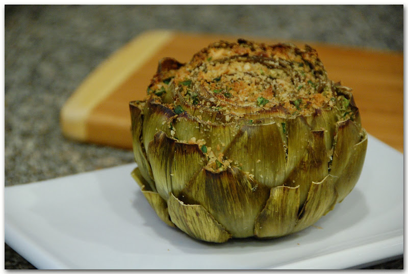 Carciofi ripieni (stuffed artichoke)