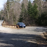 My car in the parking lot