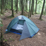 the Tent, it kept us dry in the rain, good tent