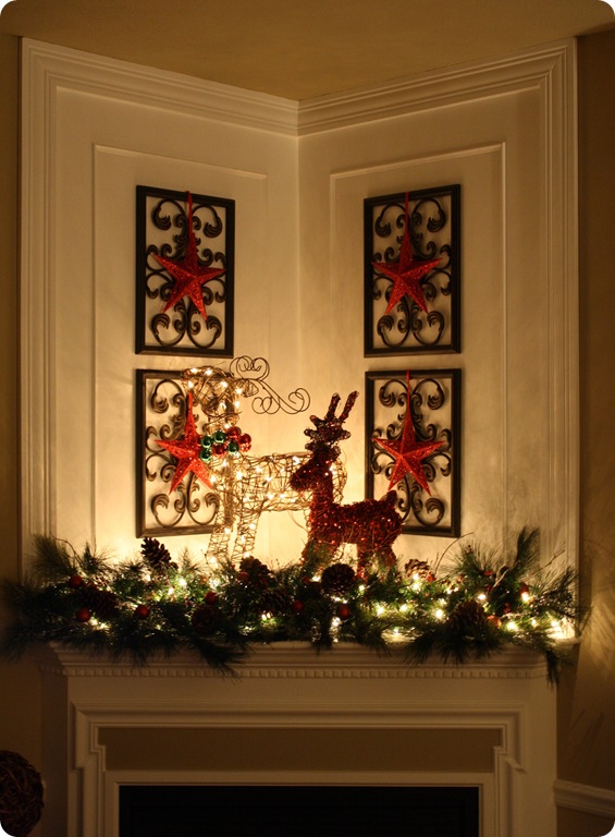 Christmas mantel Christmas mantel