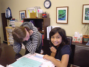 Students in our Montessori classroom
