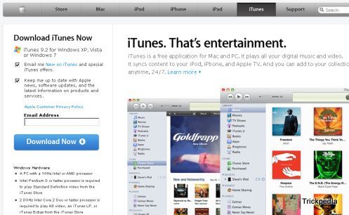 iTunes 9.2 Update Process