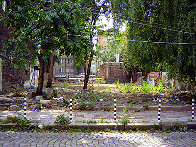 sofia demolished old buidings sites